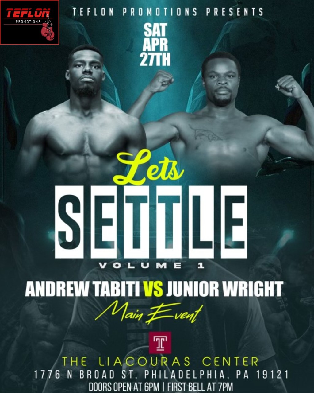 First Ever “Let’s Settle” Boxing Bout Pushes a Non-Violent Message for&nbsp;Philly