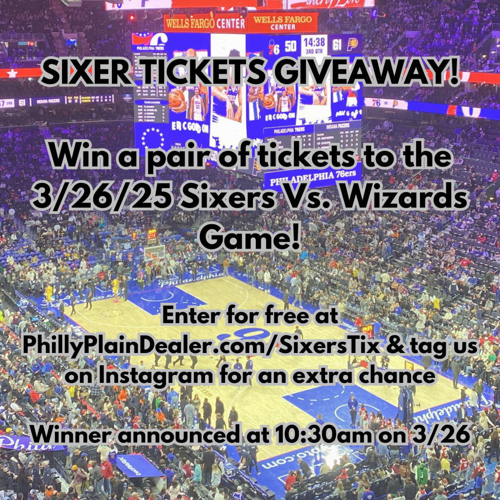Free Tickets to the 3/26 Sixers Game Vs. the&nbsp;Wizards
