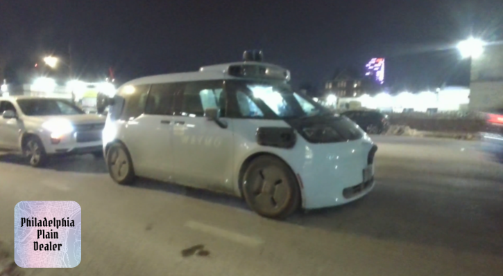 broken Waymo 23rd and Wash